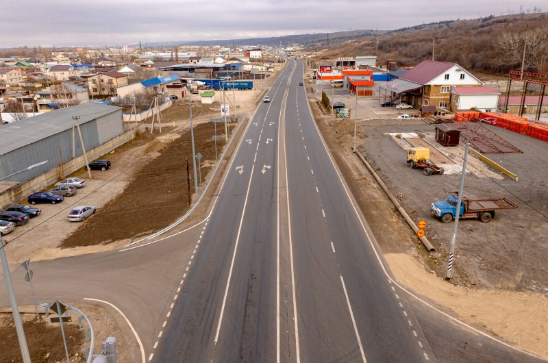 КЧР. В Карачаево-Черкесии 11 км федеральной трассы расширили до четырех полос