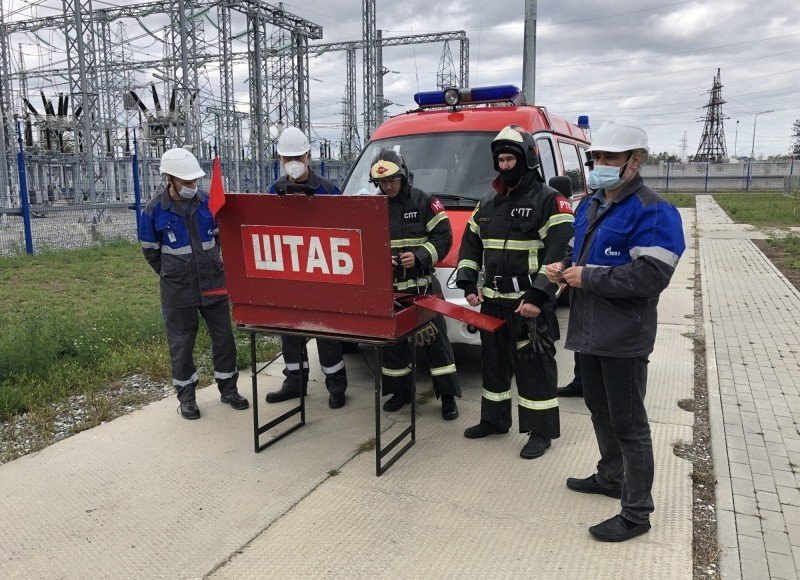 ЧЕЧНЯ. На Грозненской ТЭС ПАО «ОГК-2» провели пожарно-тактическое занятие