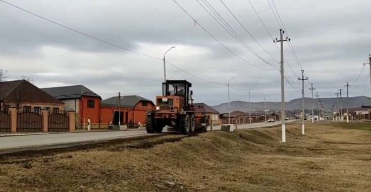 ЧЕЧНЯ. После сообщений в соцсетях отремонтирована дорога в с. Серноводское