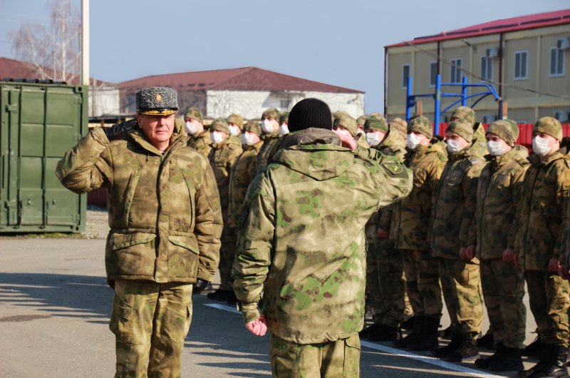 ЧЕЧНЯ. Завершилась служебная командировка сотрудников московского ОМОН в республике