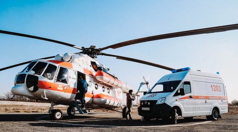 ЧЕЧНЯ. В районах республики строятся вертолетные площадки для санавиации