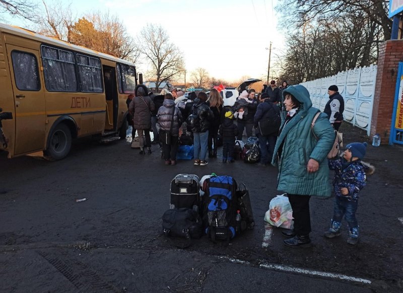 РОСТОВ. За сутки в  область прибыло более 20 тысяч беженцев