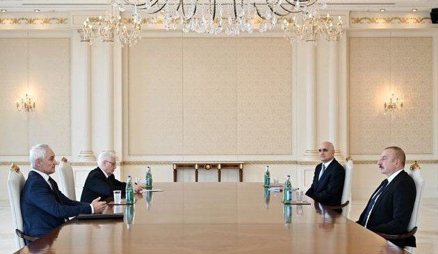 АЗЕРБАЙДЖАН. Ильхам Алиев встретился с первым вице-премьером РФ