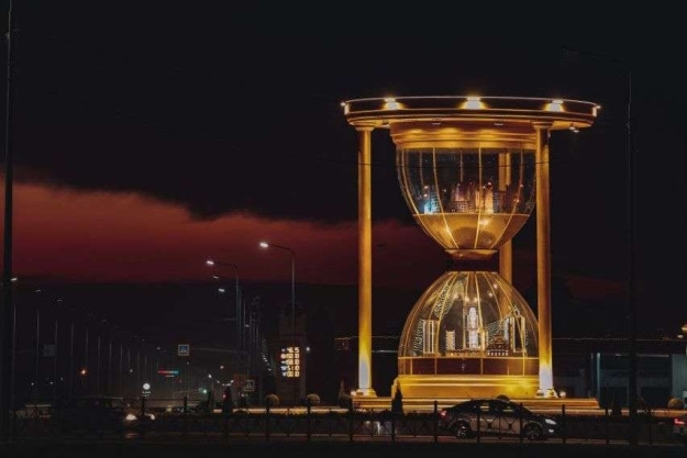 ЧЕЧНЯ. Как в Грозном  строили "Песочные часы" в Грозном (фото)?
