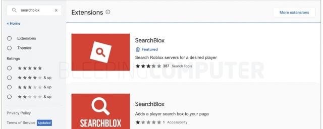 У плагина SearchBlox для Chrome выявили уязвимость, позволяющую воровать учетные записи Roblox и Rolimons