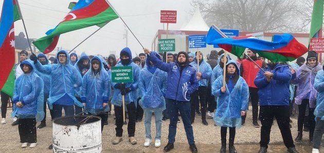 АЗЕРБАЙДЖАН. Участники протестной акции в Карабахе выступили с заявлением
