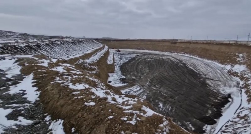 ЧЕЧНЯ. На месте строительства нового аэропорта в Грозном проходят ведутся земляные работы