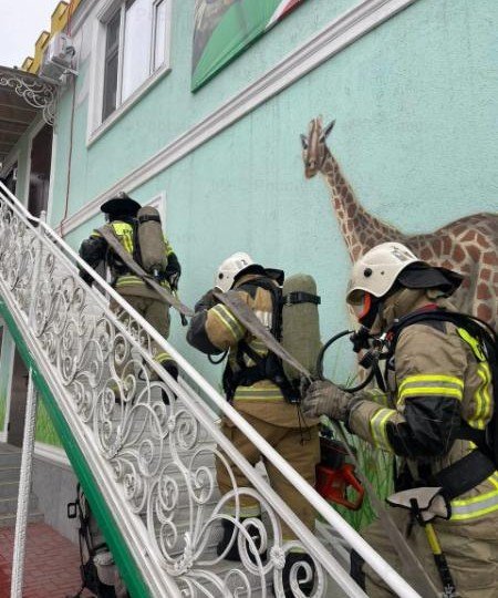ЧЕЧНЯ. В  грозненском детском саду проверили готовность персонала правильно реагировать при пожаре