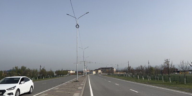 ИНГУШЕТИЯ. 1200 метров дороги к аэропорту в Сунже будут оснащены новым освещением.