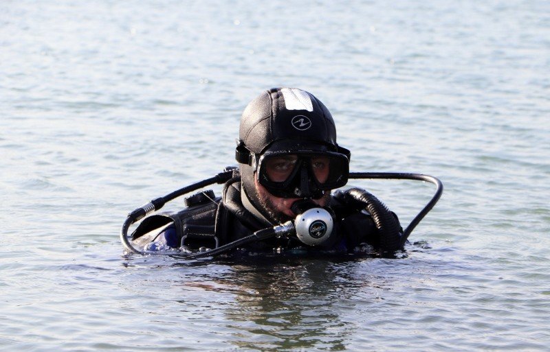 ЧЕЧНЯ. Спасатели-водолазы из Чеченской Республики провели подводные тренировки на Голубом озере