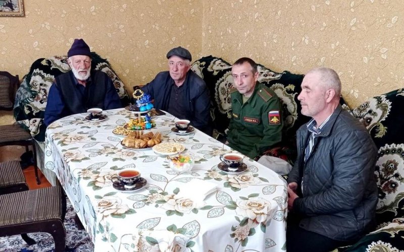 ДАГЕСТАН. Посещение семей военнослужащих Докузпаринского района, погибших на территории Украины