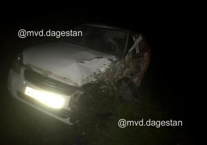 ДАГЕСТАН. В Дагестане четыре человека пострадали в результате столкновения двух автомобилей