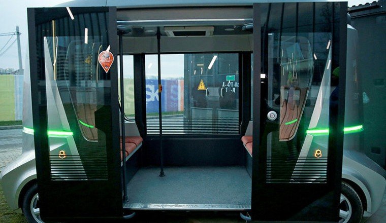 В России представят беспилотный автобус