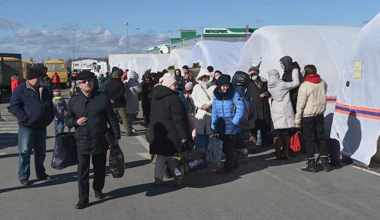 За выходные в Россию прибыло около 34 тысяч беженцев