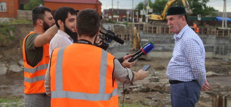 ЧЕЧНЯ. В республике  с участием СМИ и общественников прошел пресс-тур на объекты нацпроекта