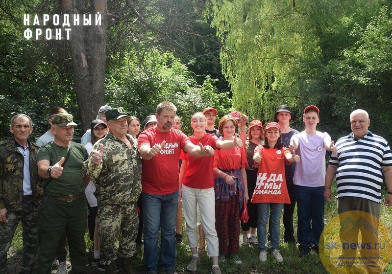 СТАВРОПОЛЬЕ. «Молодёжка ОНФ» почистила леса Ставрополя