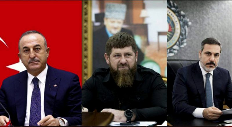 ЧЕЧНЯ. Рамзан Кадыров встретился с главами МИДа и национальной разведки Турции.