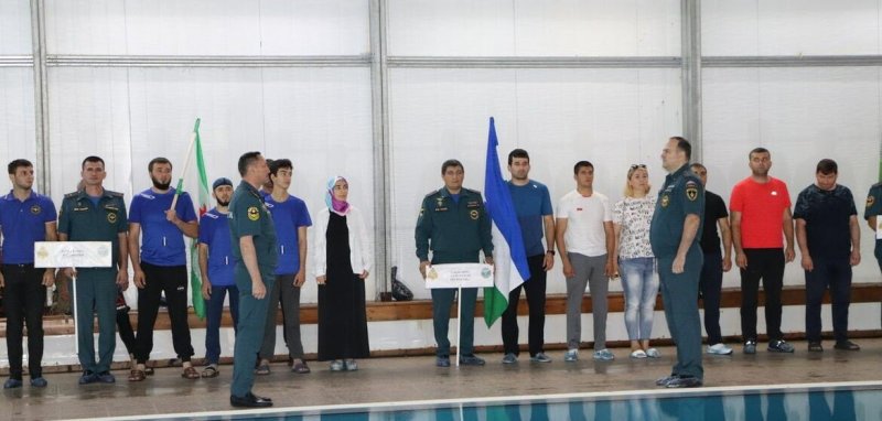 ИНГУШЕТИЯ. В Ингушетии прошел первый этап спартакиады МЧС России по плаванию
