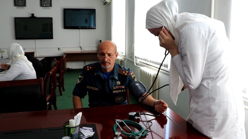 ЧЕЧНЯ. В Чеченской Республике сотрудники МЧС проходят ревакцинацию (видео)