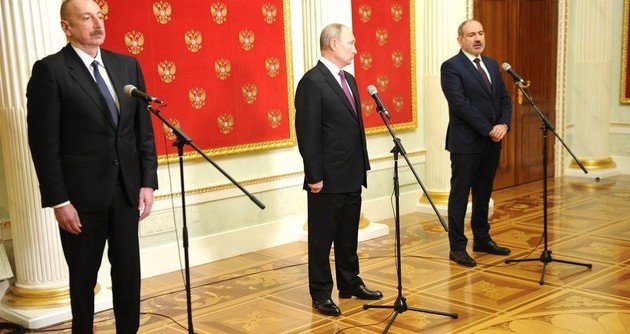 АЗЕРБАЙДЖАН. Песков: саммит Путина, Алиева и Пашиняна готовится
