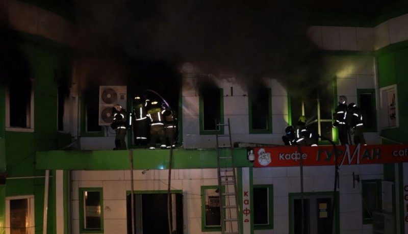 ЧЕЧНЯ. Пожар в магазине игрушек в центре Грозного ликвидирован