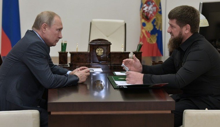 ЧЕЧНЯ. Президент РФ провел рабочую встречу с Рамзаном Кадыровым