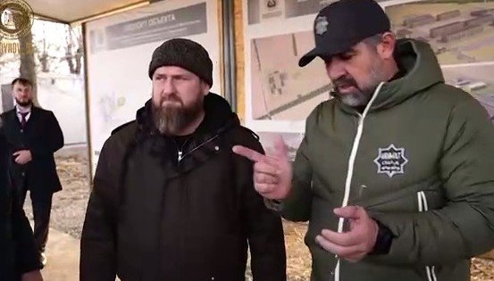 ЧЕЧНЯ. Рамзан Кадыров посетил стройплощадку военного городка в с. Серноводское