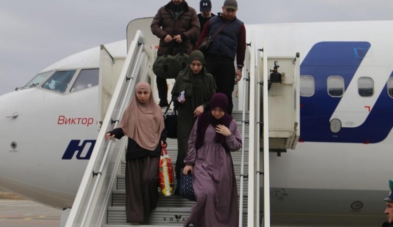 ЧЕЧНЯ. В Грозный из иракской тюрьмы доставили трех женщин