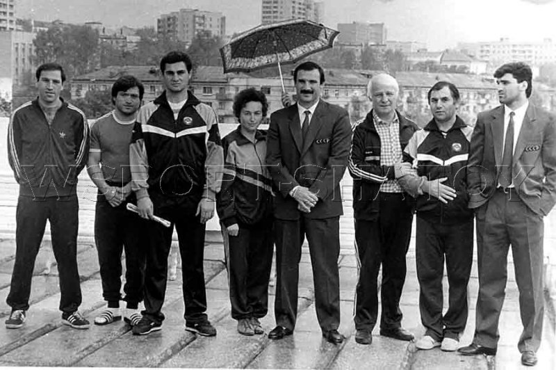 ЧЕЧНЯ. Спортсмены из Чечено-Ингушетии во время олимпийских игр 1988 года.