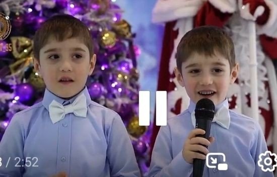 ЧЕЧНЯ. Рамзан Кадыров показал своих сыновей-близнецов