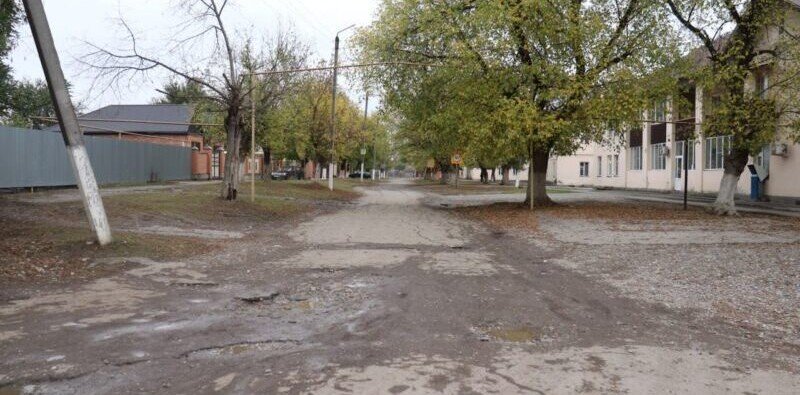 ЧЕЧНЯ.   В Грозном в рамках нацпроекта отремонтируют улицу Ученическая