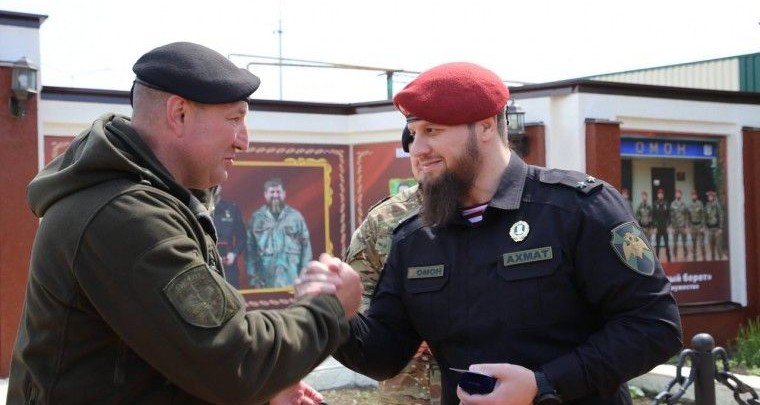 ЧЕЧНЯ. Командир Белорусского ОМОН посетил спецподразделения Управления Росгвардии по ЧР