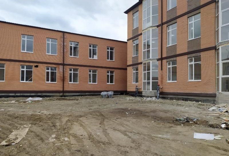 ЧЕЧНЯ. В Наурском районе строится физкультурно-спортивный комплекс
