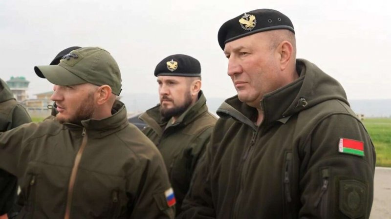 ЧЕЧНЯ. В Российском университете спецназа в Чечне  прошла тренировка белорусских омоновцев