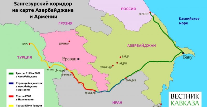 КАРАБАХ. Турция выступает за строительство на Южном Кавказе Зангезурского коридора