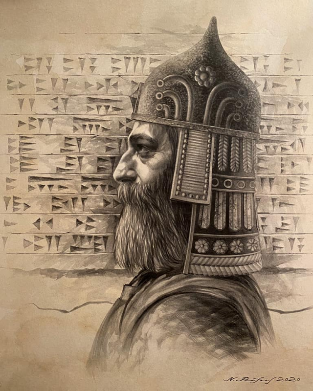Ассирийская царица Шамирам и клинопись Урарту.