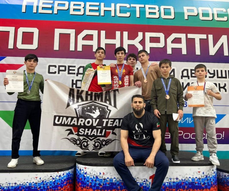 ЧЕЧНЯ. Чеченские спортсмены на первенстве России по панкратиону в Уфе завоевали пять медалей