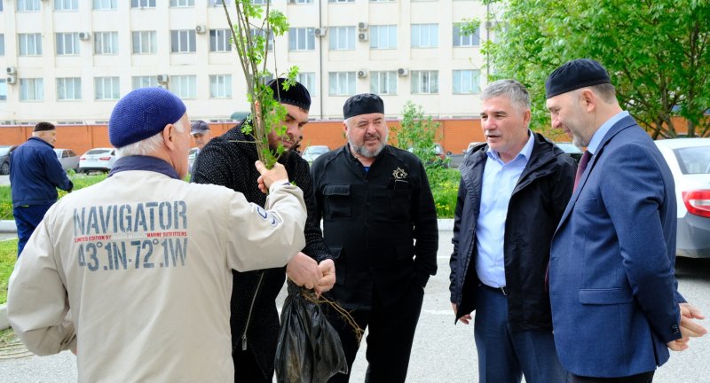 ЧЕЧНЯ. Чеченский профсоюз провел экологическую акцию, приуроченную ко Дню победы