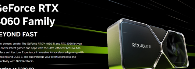 Nvidia выпустила видеокарту GeForce RTX 4060 Ti 16GB за 500 долларов
