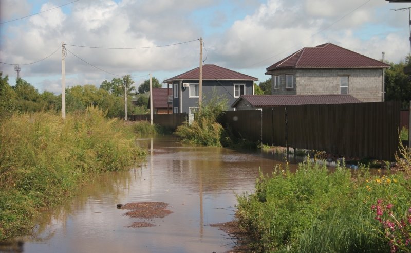 ЧЕЧНЯ. Из-за дождей в Курчалоевском районе затоплено 5 домов