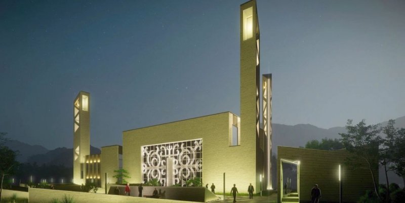 ЧЕЧНЯ. В Ахматовском районе Грозного строится краеугольная мечеть