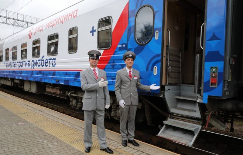 Поезд здоровья обследует граждан от Владивостока до Москвы