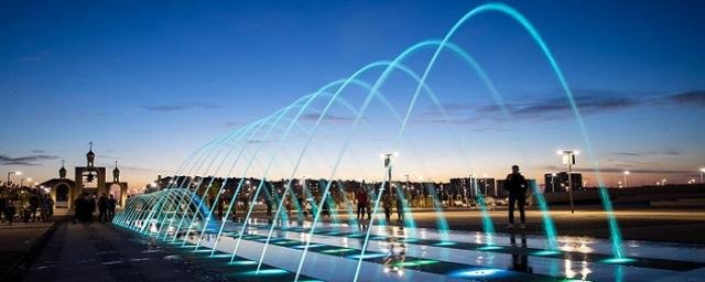 КРАСНОДАР. В уникальном православном парке Анапы протестировали 33-метровый фонтан