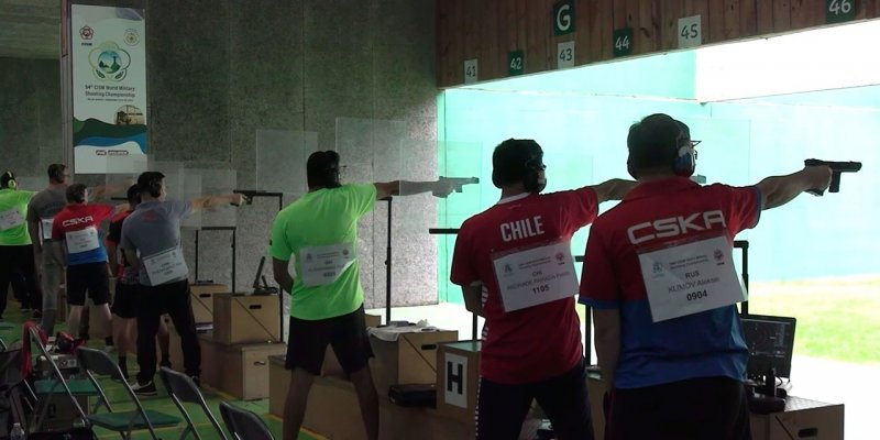 Сборная ВС РФ заняла первое место на Олимпийском стрельбище в Рио-де-Жанейро