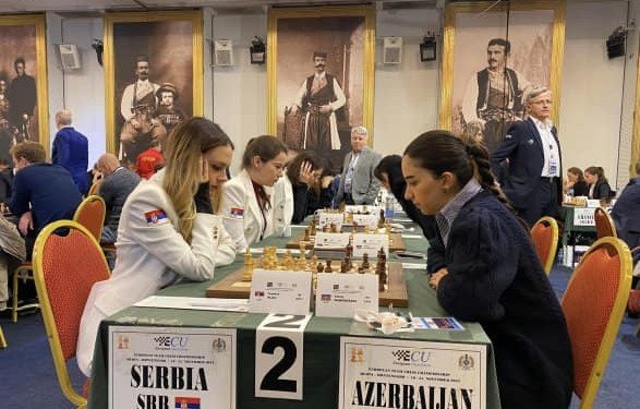 АЗЕРБАЙДЖАН. Азербайджанские шахматистки взяли серебро чемпионата Европы