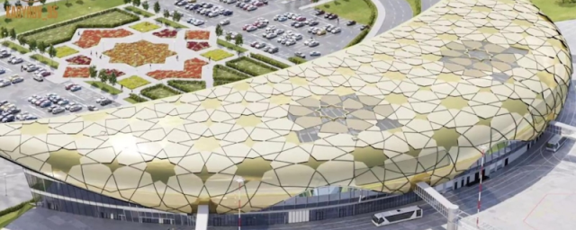 ЧЕЧНЯ. Любопытный факт: здание нового терминала аэропорта Грозного получит форму полумесяца