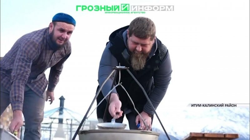 ЧЕЧНЯ. Рамзан Кадыров в Итум-Кали (Видео).