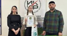 ЧЕЧНЯ.  В Курчалоевском районе прошел конкурс сочинений на тему выборов
