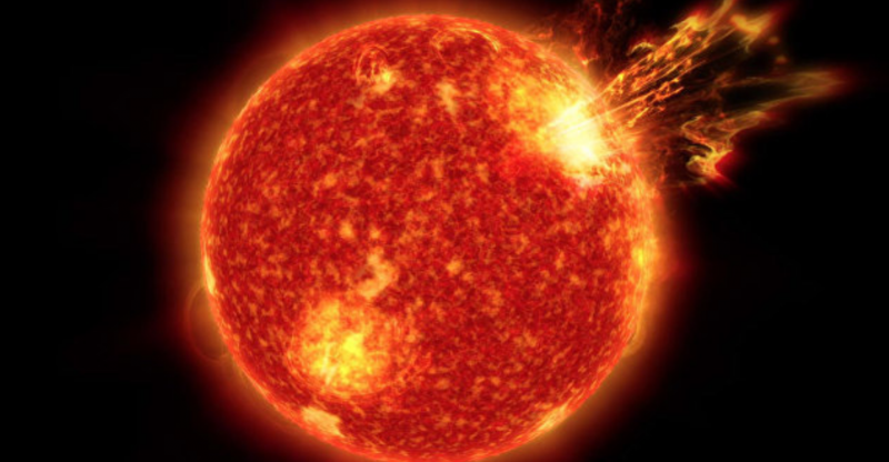 В  четверг на Солнце произошла самая сильная вспышка за последние шесть лет