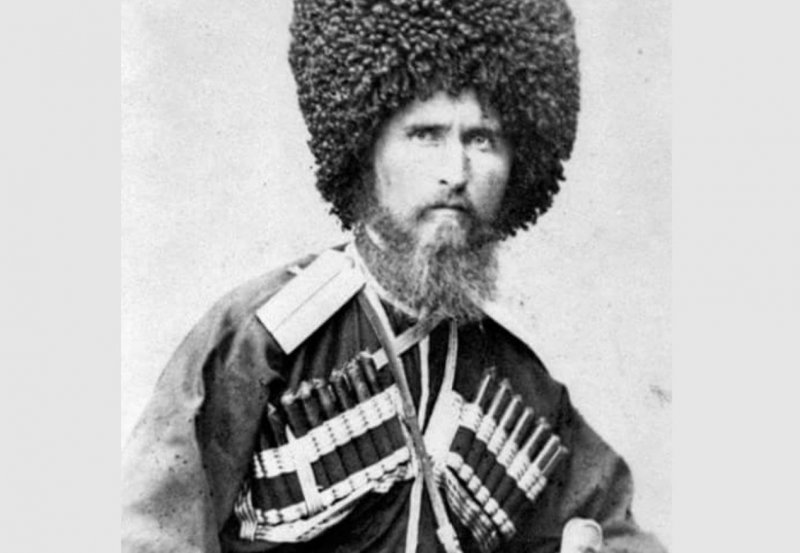 ЧЕЧНЯ. Офицер царской армии  подполковник Улубий Чуликов, (1829-1889)